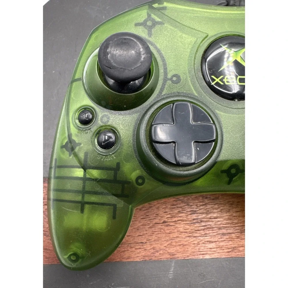 Original Xbox S Type Clear Green Wired Controller *UNTESTED*